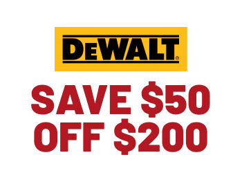 Holideal Day 2 - DEWALT Holiday Sale $50 off $200